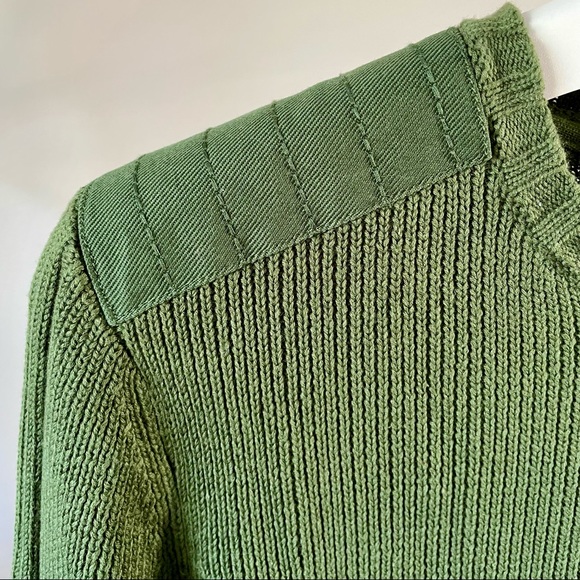 Guess Olive Green Paratrooper Sweater - Picture 3 of 5